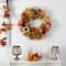 30" Harvest Autumn Sunflower, Maple Leaves & Berries Fall Wreath